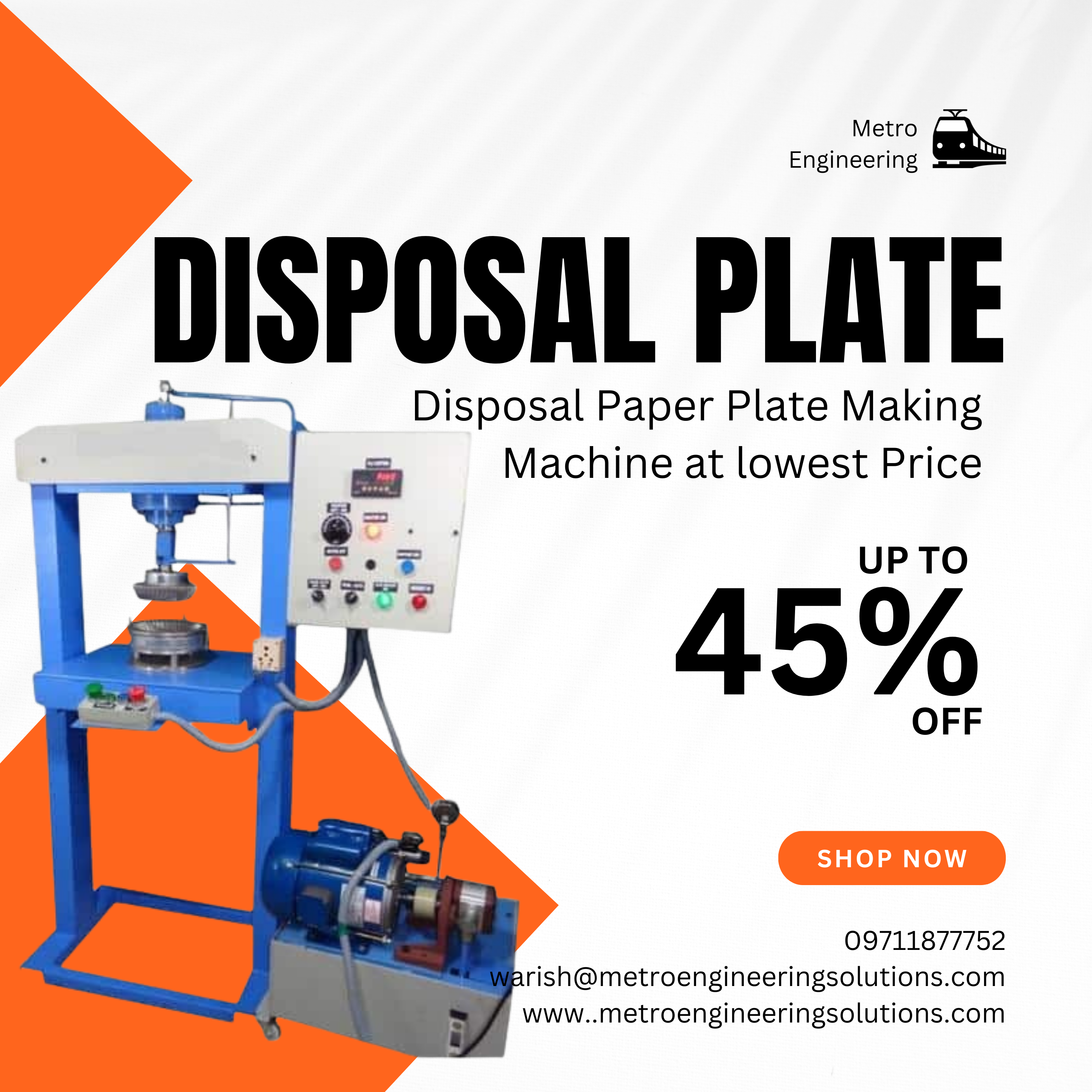 disposal paper plate machine