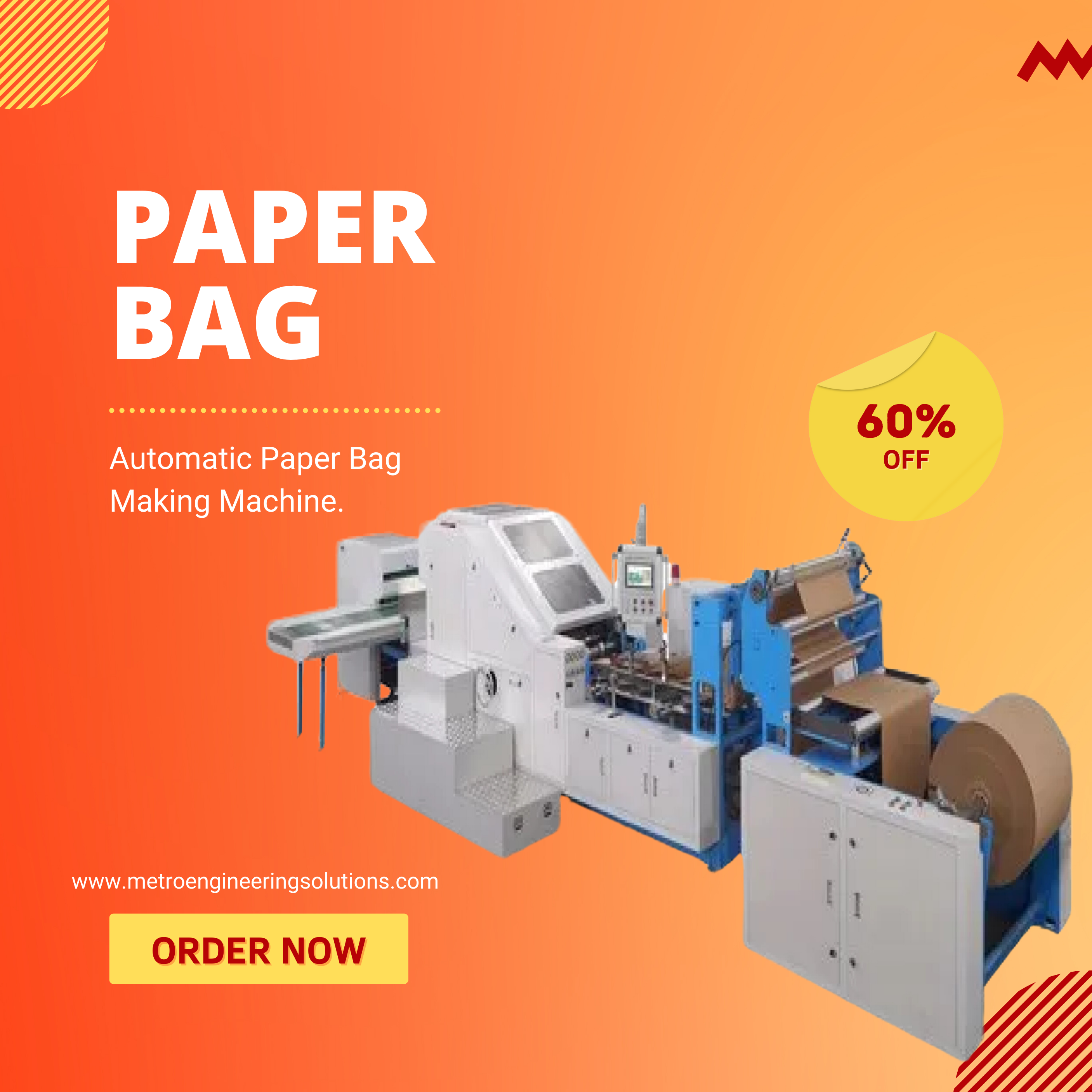 paper bag making machine